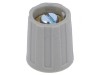 Buton rotativ gri 6mm 13,5x15,5mm ABS