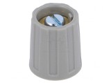 Buton rotativ gri 6mm 13,5x15,5mm ABS