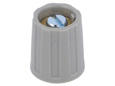Buton rotativ gri 6mm 13,5x15,5mm ABS foto