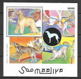 SOMALIA 2003 FAUNA ANIMALE DOMESTICE CAINI, Nestampilat