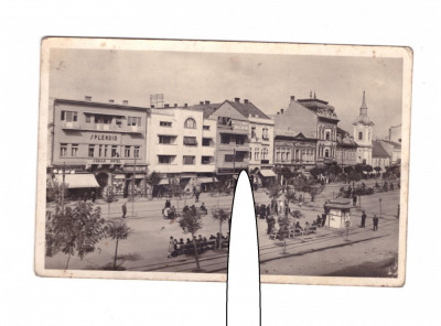 CP Targu Mures - Piata Szechenyi, ocupatia maghiata, circulata 1946, stare buna foto