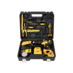 Trusa cu 30 Accesorii si Bormasina cu Percutie, 2 Acumulatori 24V &ndash; Performanta si Versatilitate