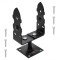 Suport fixare stalpi KOTARBAU, negru, 120-200 mm, 05907465903394 - RESIGILAT