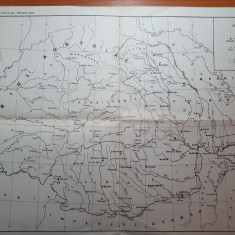 harta principatele unite in 1859 - perioada unirii - din perioada comunista