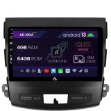 Cumpara ieftin Navigatie Mitstubishi Outlander Peugeot 4007 Citroen C-Crosser, Android 13, A-Octacore 4GB RAM + 64GB ROM, 9 Inch - AD-BGA9004+AD-BGRKIT276