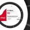 Husa volan negru + dungi gri SWC-06-M (37-39cm) AVX-AM01361