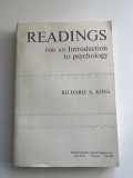 Readings for an introduction to psychology / Richard A. King