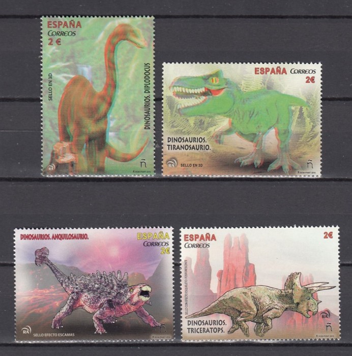 Spania 2015 - DINOZAURI - MNH - Nominal 8,00 Eur.