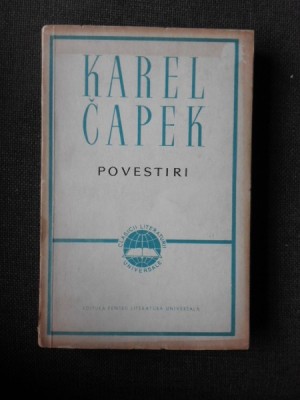 POVESTIRI - KAREL CAPEK foto