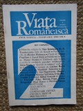 REVISTA VIATA ROMANEASCA FEBRUARIE 1991 Nr. 2
