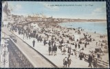 Carte Postala, Les Sables dOlonne, la plage, 1929