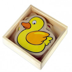 Jucarii Legler Box The Farmyard Wooden Puzzles foto