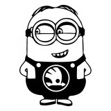 Cumpara ieftin Sticker Skoda Minion