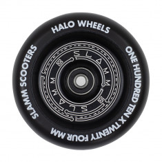 Roata trotineta Slamm 110mm Halo Deep Dish Black + Abec 9 foto