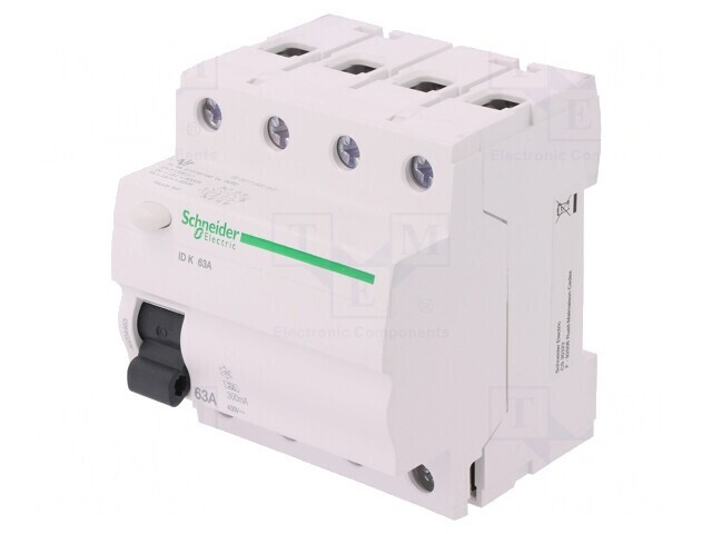 &Icirc;ntrerupător diferenţial 63A 300mA 4P 400V