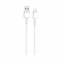 Cablu XO NB166 MicroUSB-USB Alb (5A)