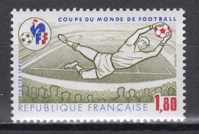 Franta 1982 - Cupa Mondială de fotbal - Spania, MNH foto