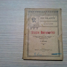 STATIA BARANOVICI si Alte Schite - Salom Alehem - col. Foi Volante, 1921, 103 p.