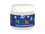 Vopsea acrilica alba fosforescenta Glow-in-the-dark, Mucki, 150 ml
