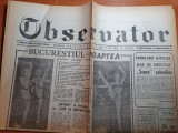 ziarul observator 16 martie 1990-cluburile de noapte din bucuresti