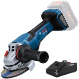 Bosch GWS 18V-15 P + GAL 18V-40 - Polizor unghiular fara acumulatori Li-Ion 18 V - Ah 125 mm + Incarcator acumulatori