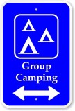 Indicator de zona de camping