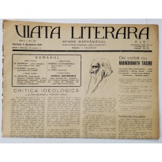 VIATA LITERARA , SAPTAMANAL , ANUL I, NR. 30 , 3 DECEMBRIE , 1926
