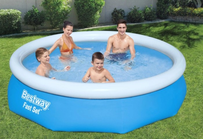 Piscina Bazin Bestway Gonflabila Familie Copii Relaxare 305 x 76cm + LivratGRATUIT