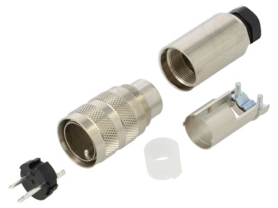 Conector M16 tată drept IP67 foto