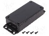 Carcasa ABS, 50mmx100mmx25mm, IP54, HAMMOND - 1591AF2BK