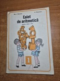 caiet de aritmetica - pentru clasa a 2-a - din anul 1976