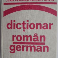 Dictionar roman-german – Jean Livescu, Emilia Savin