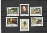 ROMANIA 1976 LP 929 REPRODUCERI DE ARTA NICOLAE GRIGORESCU SERIE MNH NESTAMPILATA