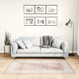 vidaXL Covor lavabil, bej, 80x150 cm, antiderapant