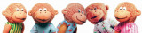 Five Little Monkeys Finger Puppet Playset: Set of 5 Finger Puppets, 5&quot;&quot; Each