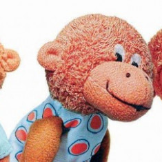 Five Little Monkeys Finger Puppet Playset: Set of 5 Finger Puppets, 5"" Each