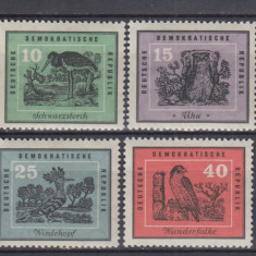 GERMANIA 1959 FAUNA PASARI SERIE MNH