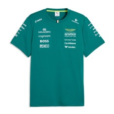 Aston Martin tricou de bărbați green official Teamline Replica F1 Team 2026 - M