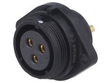 Soclu SP21 mamă PIN 3 IP68 30A 500V 4mm2 -25&divide;85&deg;C
