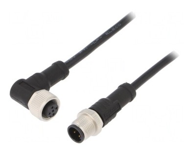 Cablu senzori automatizări 4 PIN M12-M12 1m foto
