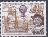 DB1 Colonii TAAF Terit Antarctice Franta 1992 Descoperirea Americii Columb 1 v. MNH