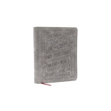 Nkjv, Journal Reference Edition Bible, Verse Art Cover Collection, Leathersoft, Gray, Red Letter, Comfort Print: Let Scripture Explain Scripture. Refl