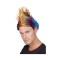 Peruca mohawk curcubeu Spiky Mike