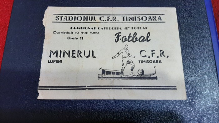 program CFR Timisoara + Minerul Lupeni