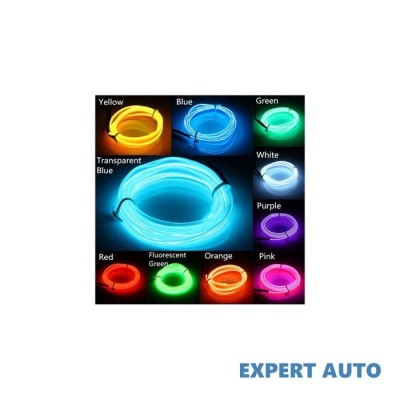 Fir cu neon premium 12v- lungime 1 metru Alta marca Alt model #7 foto