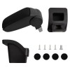 Cotiera auto, negru, 16x30x(40-50) cm ABS