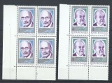 TSV$ - 1984 LP 1107 ANIVERSARI - COMEMORARI II BLOC X 4 MNH/** LUX, Nestampilat