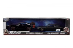 Jada Fast And Furious Set Masinute Metalice Dodge Charger Rt Si Dodge Charger Widebody Scara 1:32