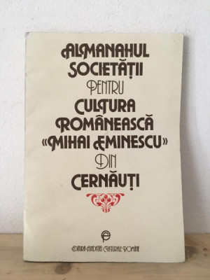 Almanahul Societatii Pentru Cultura Romaneasca foto
