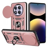 Husa pentru Xiaomi Redmi Note 14 Pro 4G, Techsuit, CamShield, Roz
